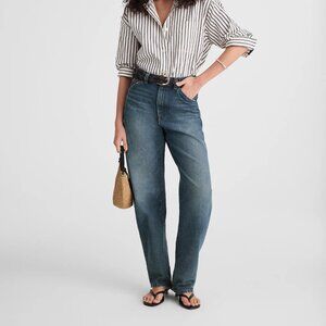 Madewell Petite Balloon Jean NWT in Greendale Wash 24p